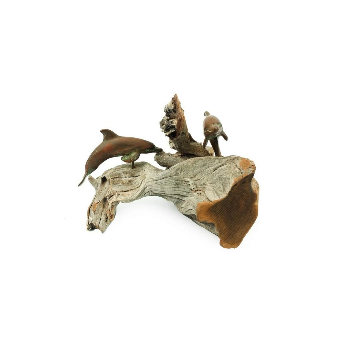 JOHN PERRY BRONZE DOLPHINSJohn