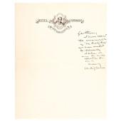 JOHN PHILIP SOUSA AUTOGRAPH LE