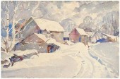 John Pierce Barnes watercolor