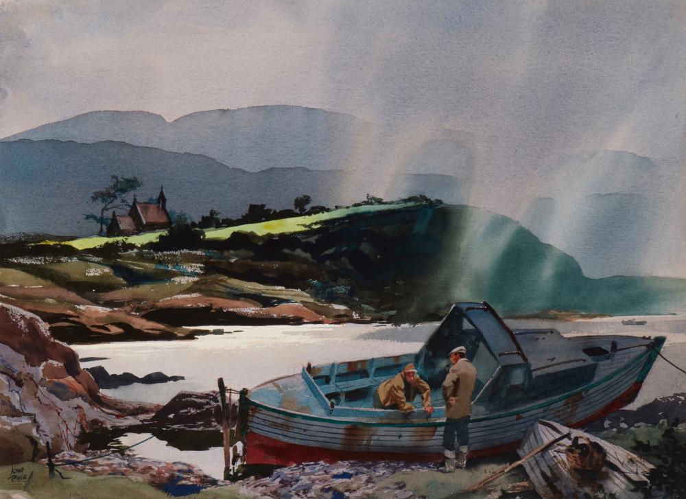 JOHN PIKE (1911-1979), FISHERMEN IN