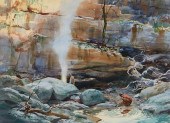 JOHN PIKE WATERCOLOR PANNING F