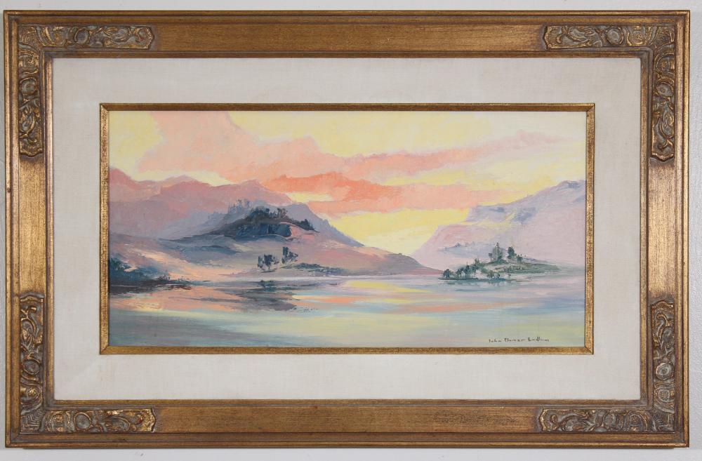 JOHN PLUMER LUDLUM OIL ON