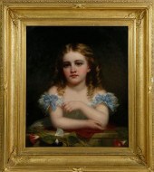 JOHN POPE OIL "PORTRAIT OF A Y