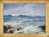 JOHN PRENTISS BENSON, OIL ON B