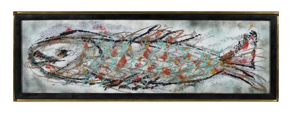 JOHN PUSKAS, ENAMEL ON COPPER,
