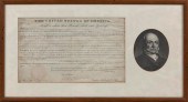 JOHN QUINCY ADAMS AUTOGRAPHED