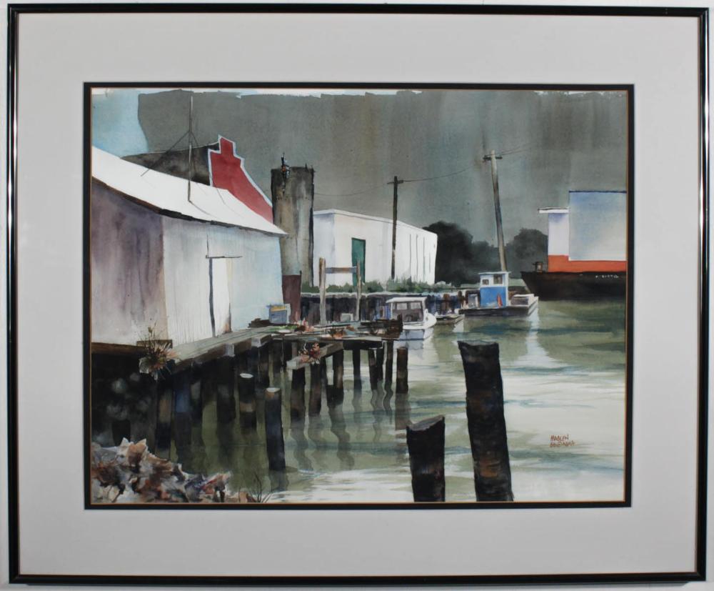 JOHN R. MASLEN WATERCOLOR ON