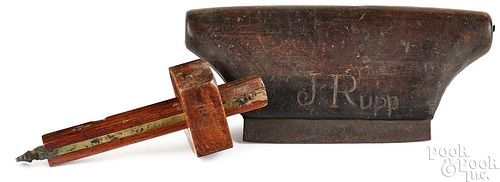 JOHN RUPP, HANOVER, MARKING GAUGE