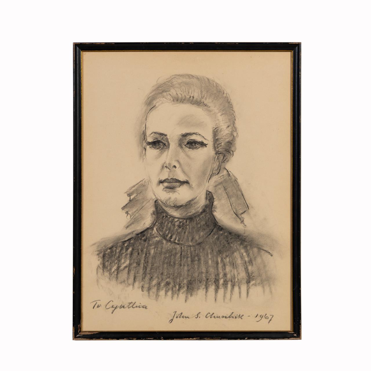 JOHN S. CHURCHILL, "PORTRAIT OF