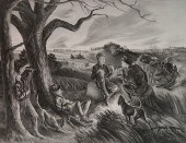 JOHN S. DE MARTELLY LITHOGRAPH