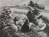JOHN S. DE MARTELLY LITHOGRAPH