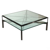 JOHN SALADINO TWO LEVEL GLASS