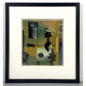 JOHN SELLECK Mixed Media on Ca