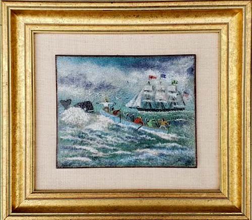 JOHN SHAW (1935-2017) ENAMEL ON