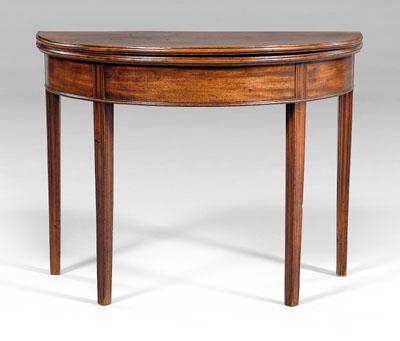 John Shaw Maryland card table,