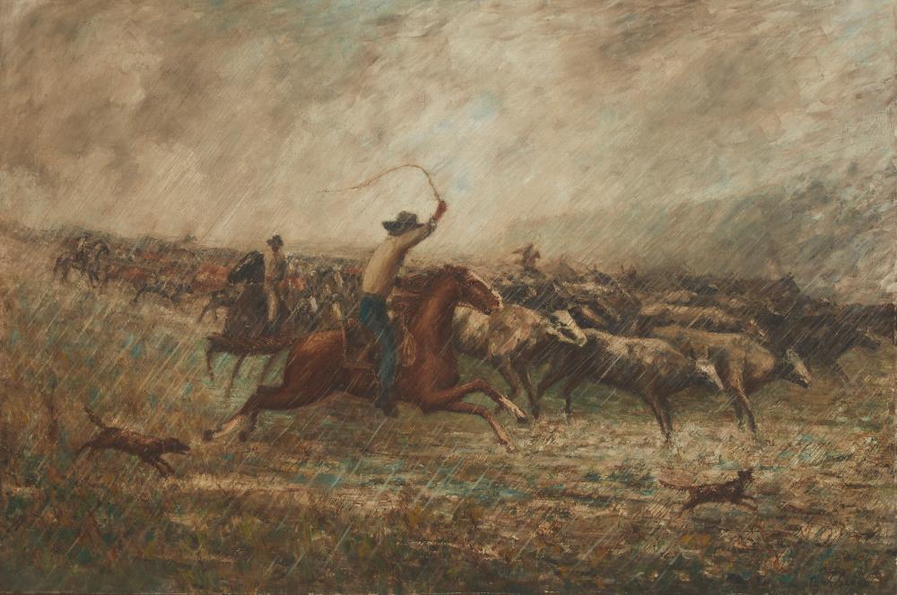JOHN SLOAN (1871-1951), COWBOYS