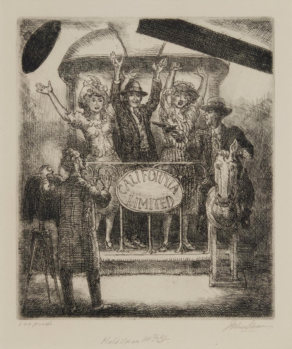 JOHN SLOAN, (1871-1951), "HOLD UP