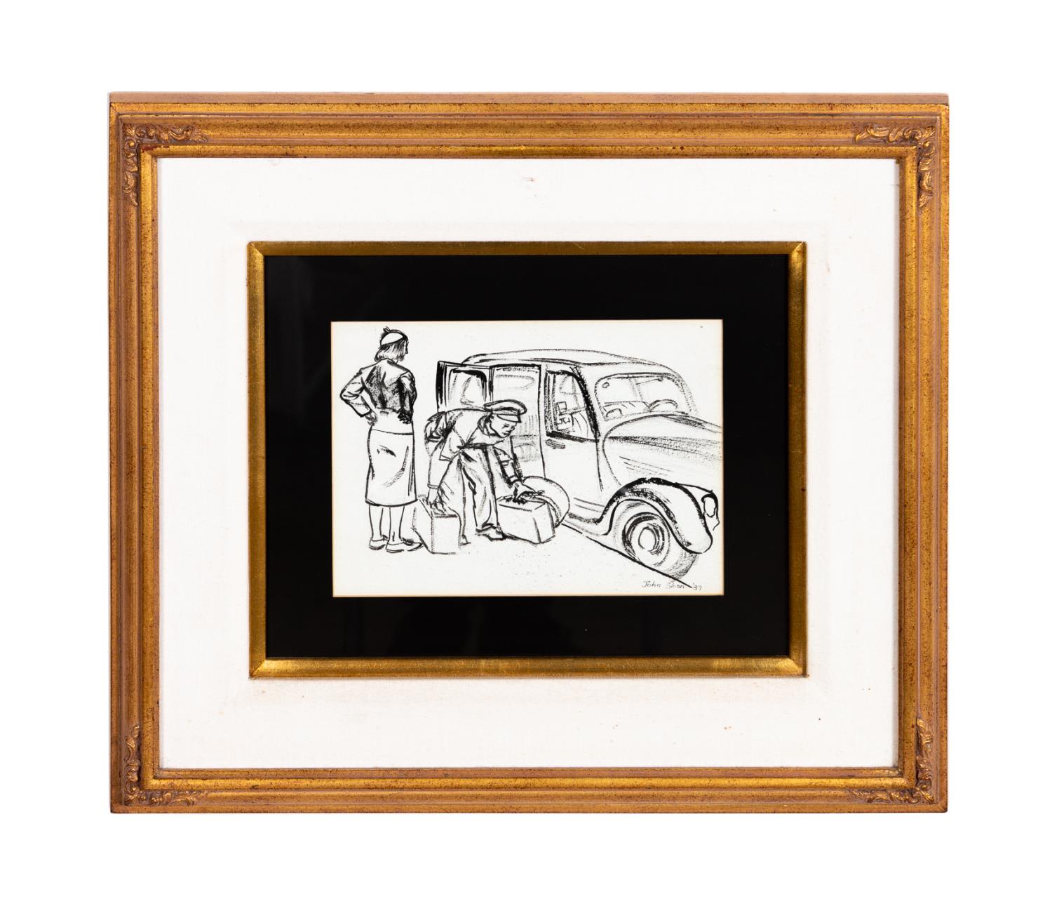 JOHN SLOANE, GRAPHITE OF A CAR