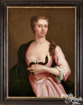 JOHN SMIBERT PORTRAIT OF SARAH