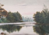 JOHN SOWDEN, PASTEL LANDSCAPEP
