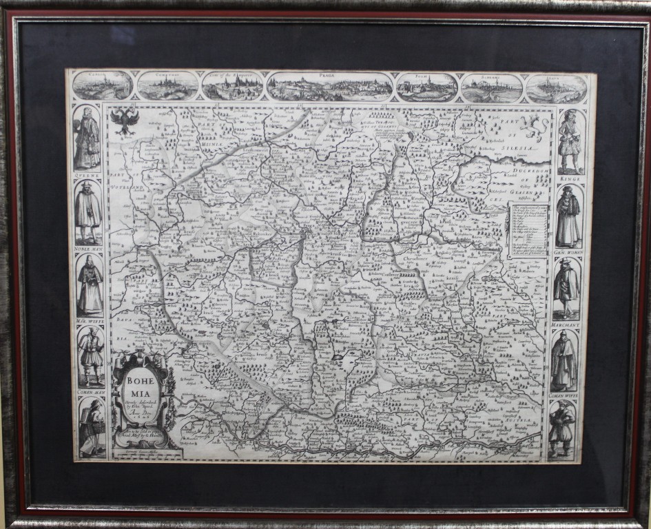 JOHN SPEED (1552-1629) BOHEMIA