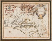 JOHN SPEED 1676 MAP OF VIRGINI
