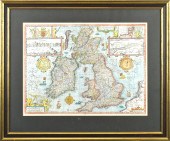 JOHN SPEED 17TH C. MAP, GREAT