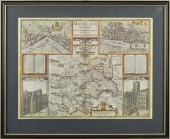 JOHN SPEED, MAP, MIDDLESEX, 17