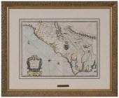 JOHN SPEED - MAP OF THE CAROLI
