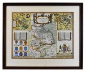 JOHN SPEED MAP OF HUNTINGTONBO
