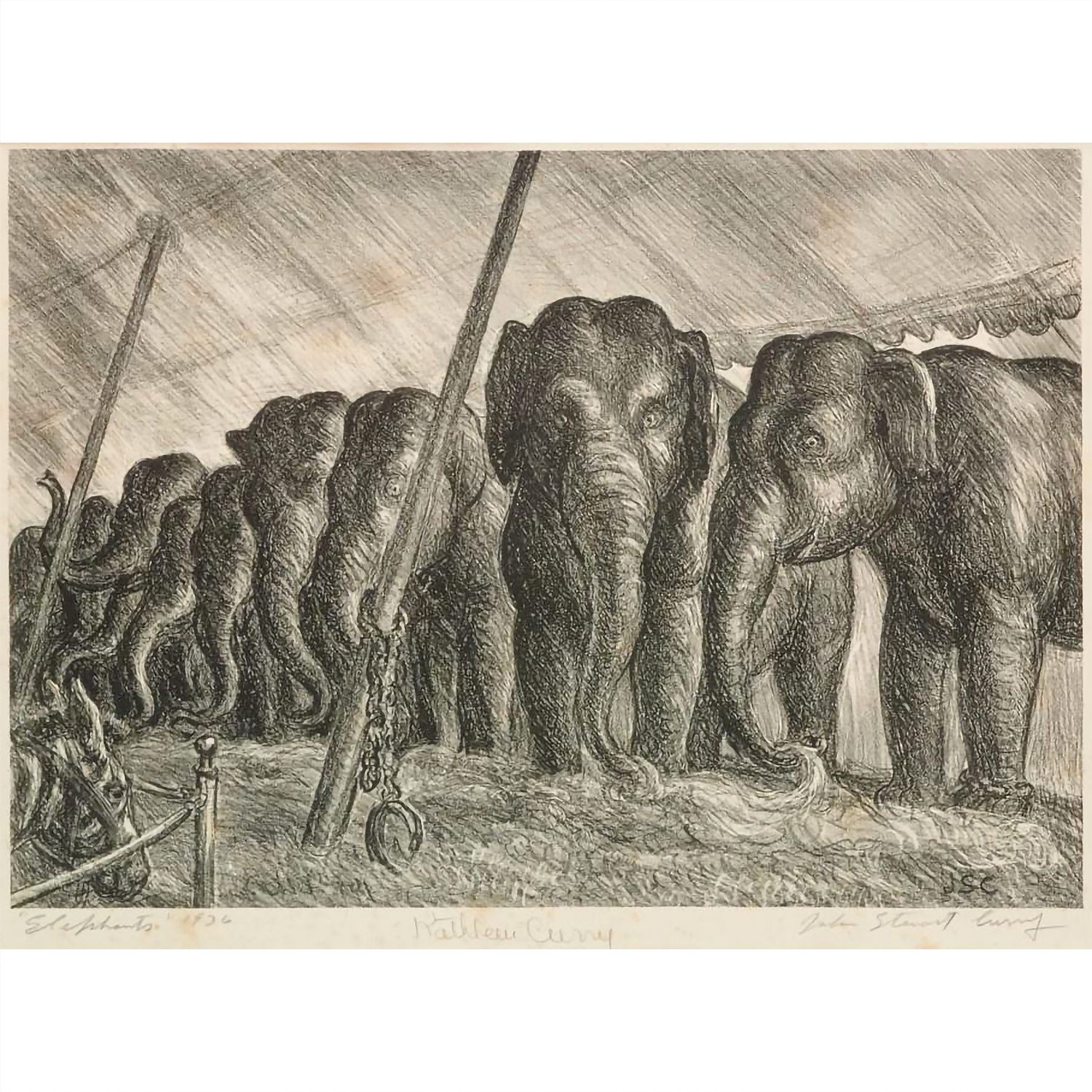 JOHN STEUART CURRY, LITHOGRAPH John