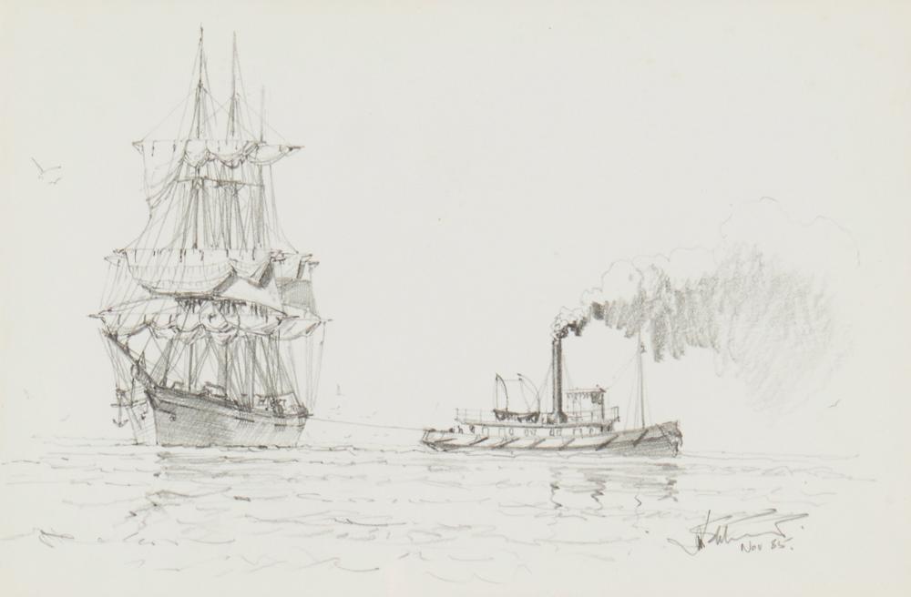 JOHN STOBART (B. 1929), UNTITLED,