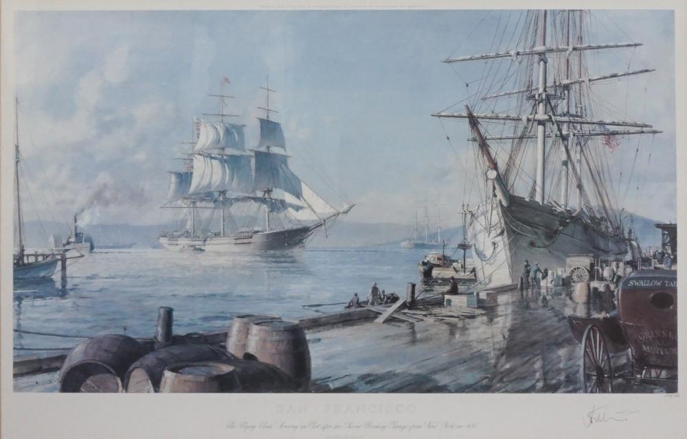 JOHN STOBART (BRITISH B. 1929), SAN