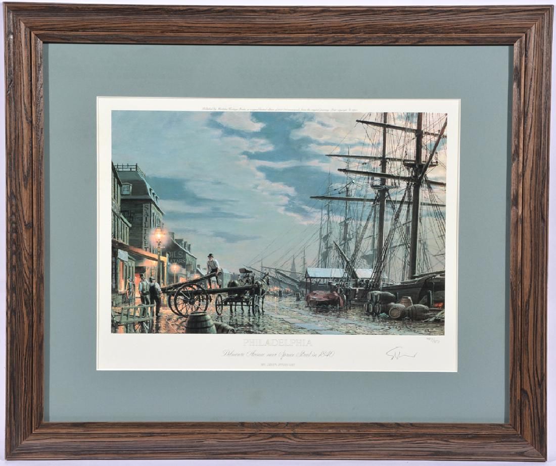 JOHN STOBART LITHOGRAPH,