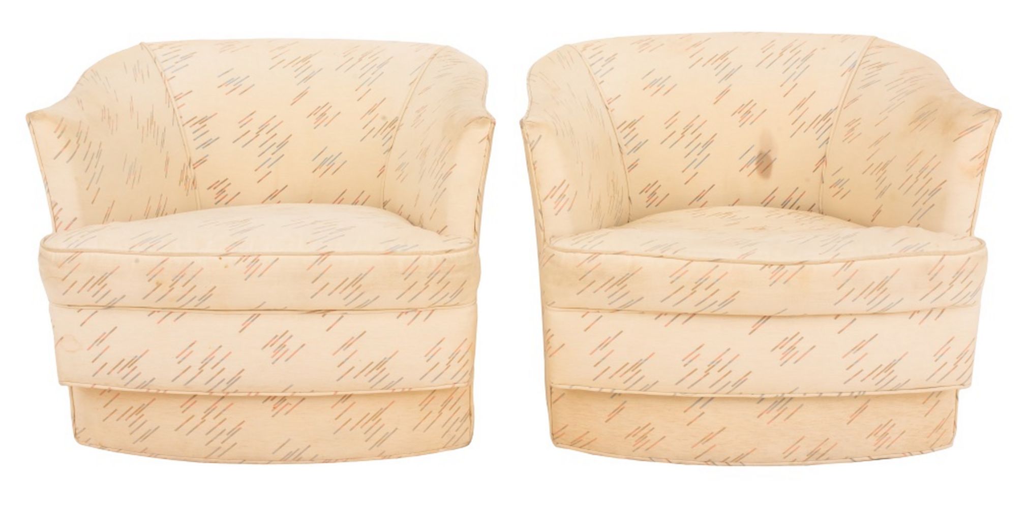 JOHN STUART UPHOLSTERED SWIVEL