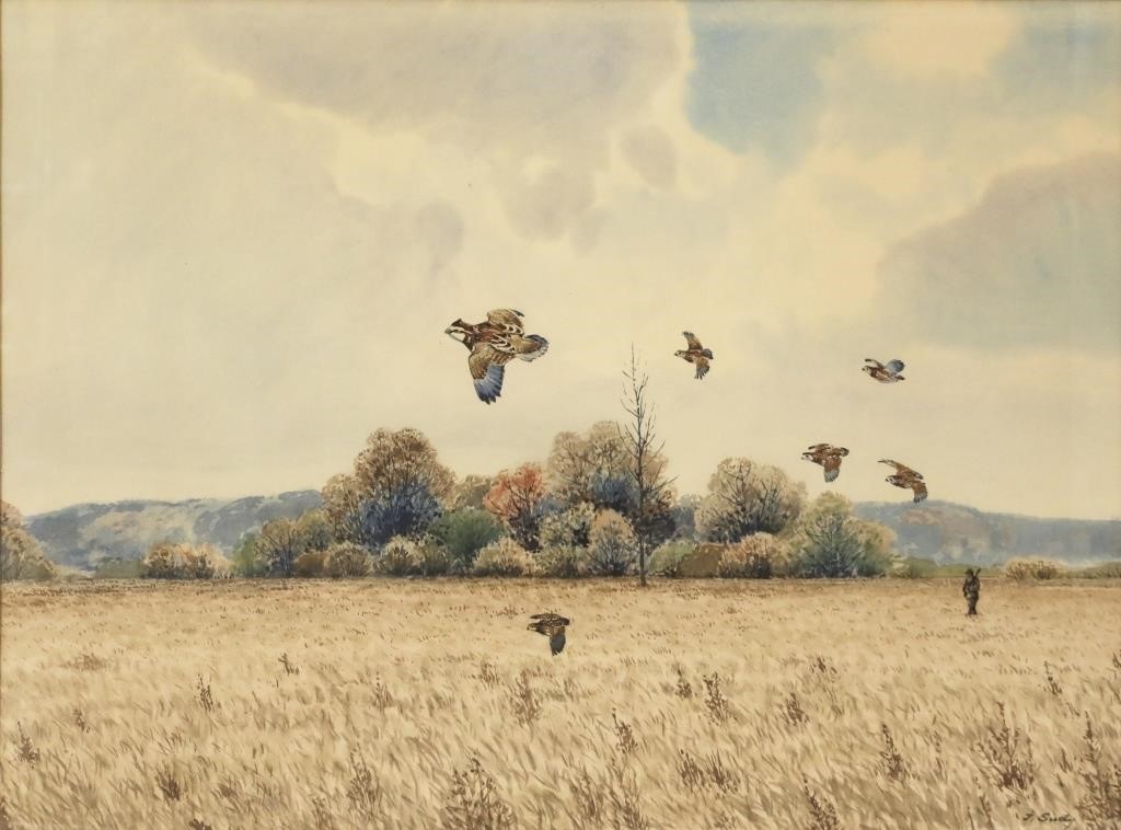 JOHN SUDY (1880-1960)Quail Shooting