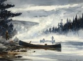 JOHN SWAN (1948- ), FISHERMEN
