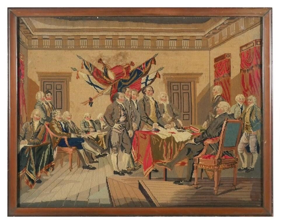 JOHN TRUMBULL BERLIN NEEDLEWORK