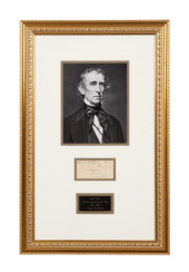 JOHN TYLER FREE FRANK ENVELOPE