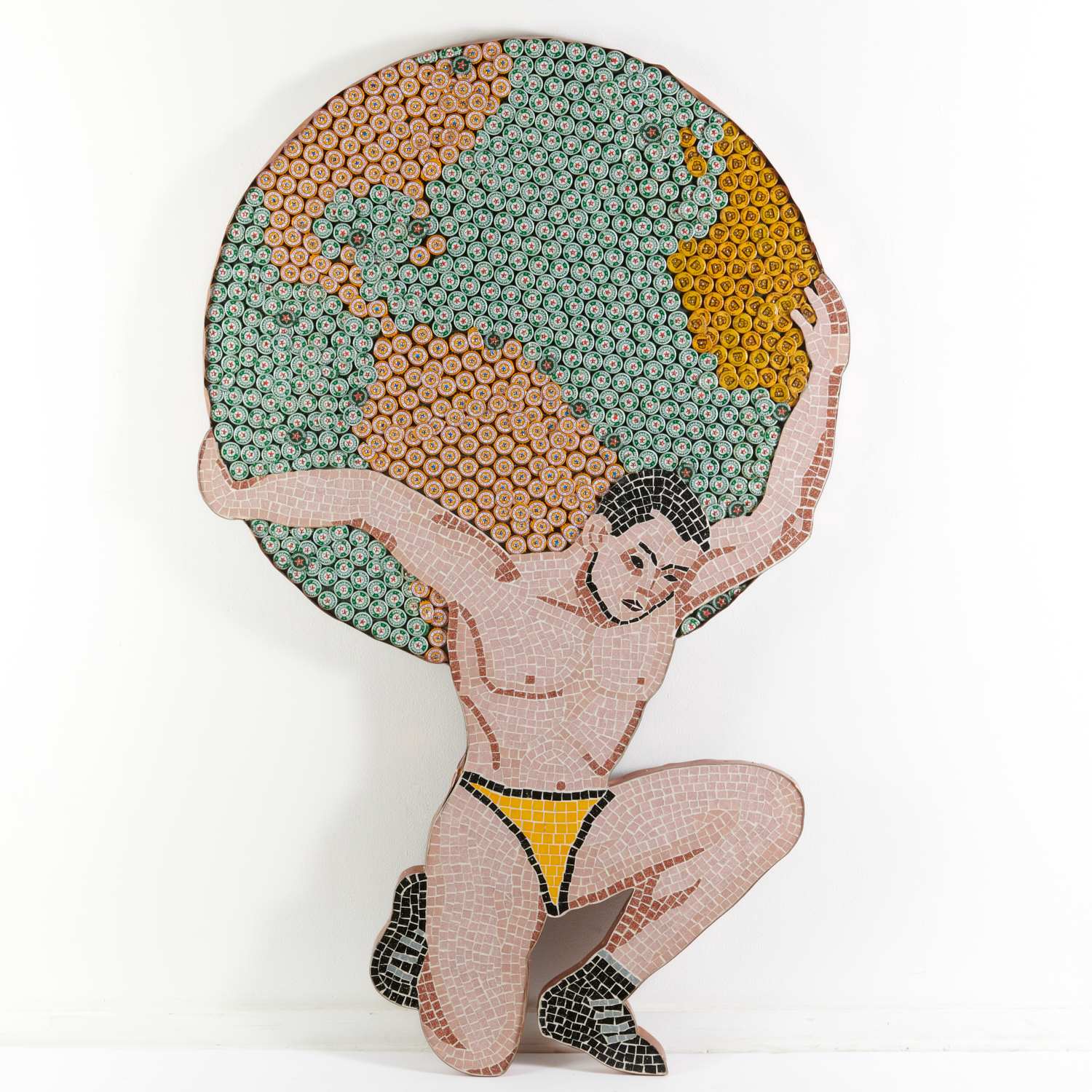 JOHN UNGER, LARGE BOTTLECAP AND