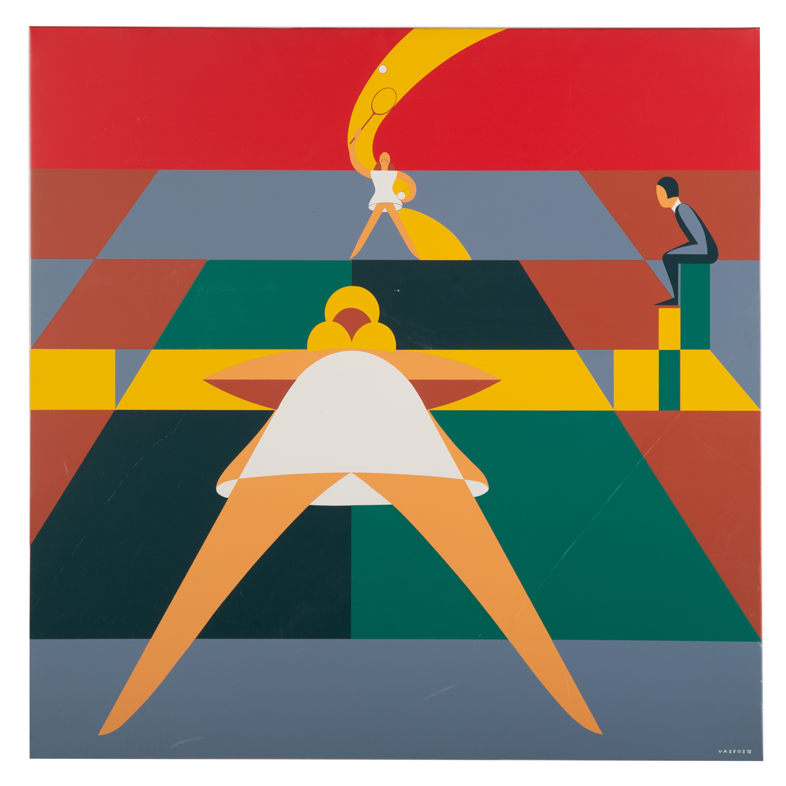JOHN VASSOS. "THE SERVE,"