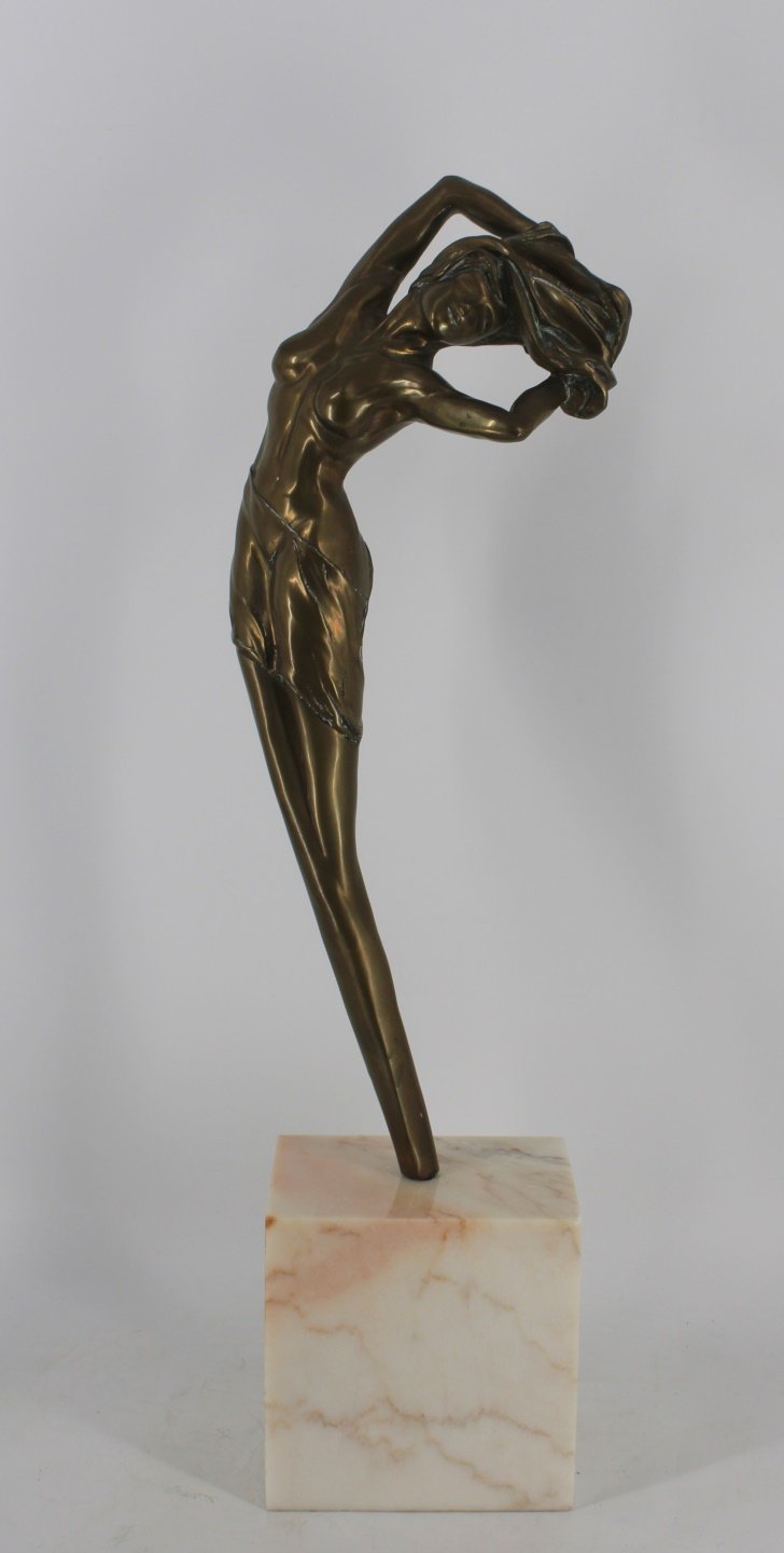 JOHN W HEALY LARGE BRONZE SCULPTURE