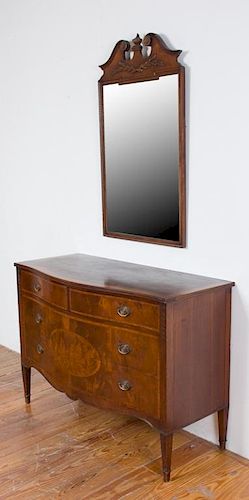 JOHN WANAMAKER SERPENTINE DRESSER