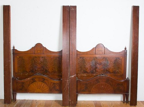 JOHN WANAMAKER TWIN BEDS,