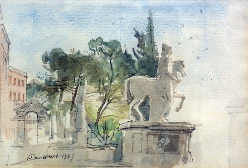 John Ward (1917-2007) - Watercolour
