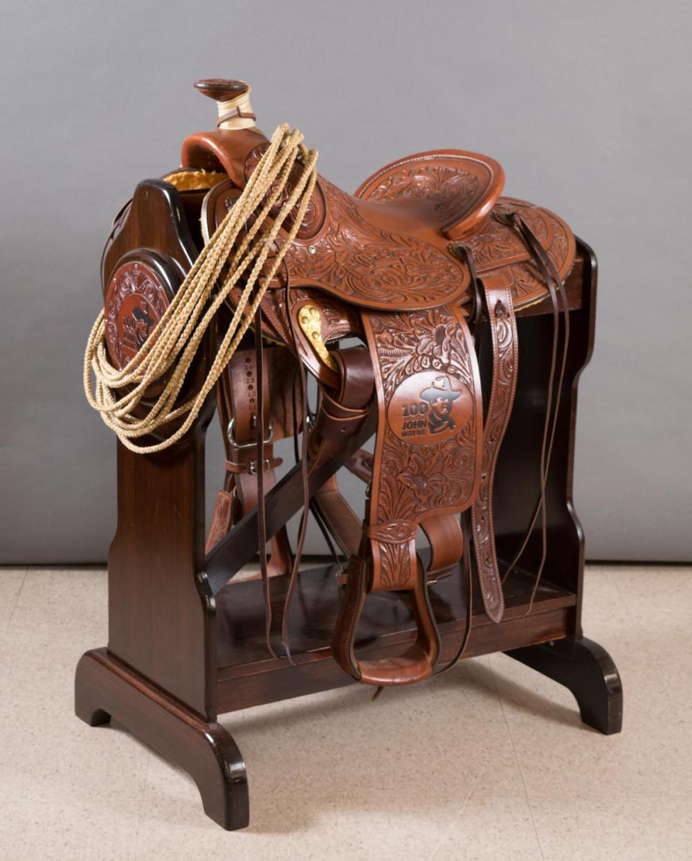 JOHN WAYNE COMMEMORATIVE SADDLE