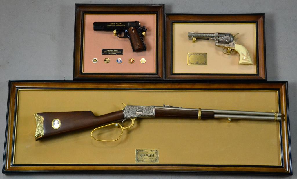 John Wayne framed 1892 Model Rifles