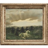 JOHN WESLEY CARROLL, OIL ON CA