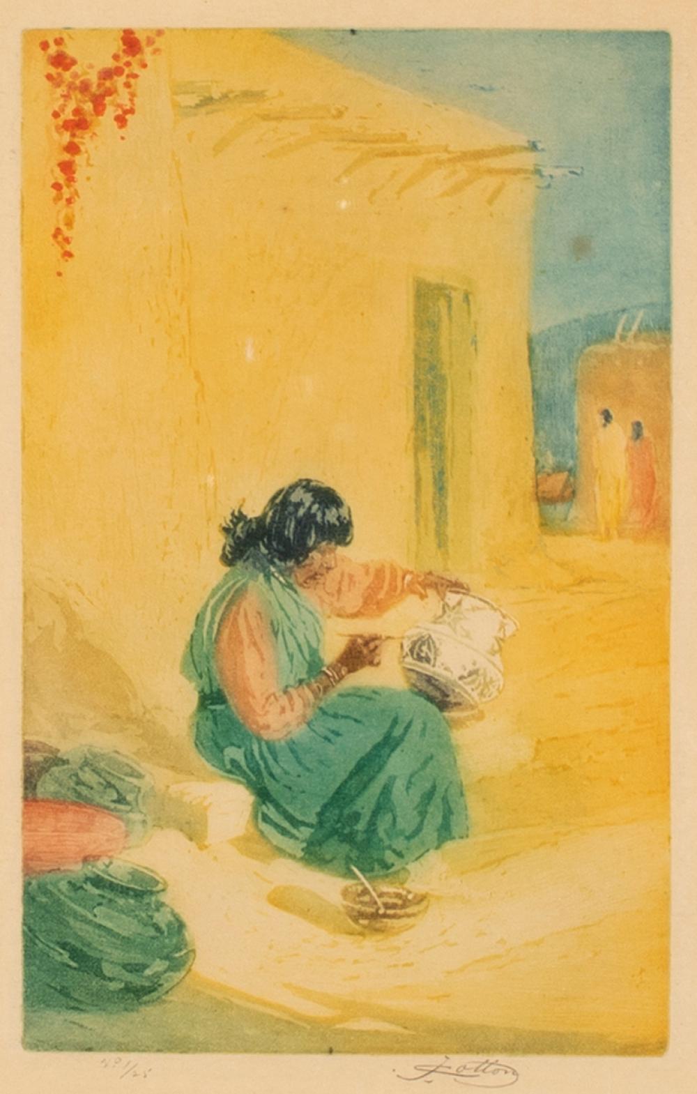 JOHN WESLEY COTTON, THE POTTERY