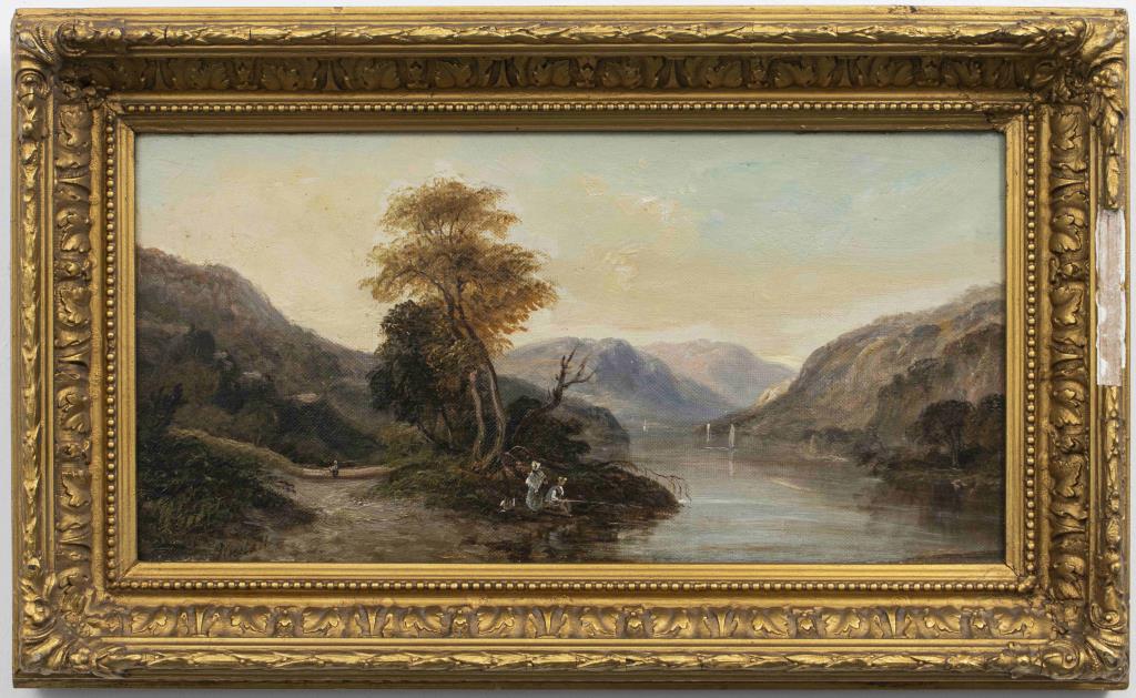 JOHN WESTALL "FIGURES IN LANDSCAPE"